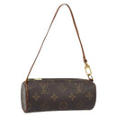 LOUIS VUITTON Monogram Papillon Pouch LV Auth bs36057-1