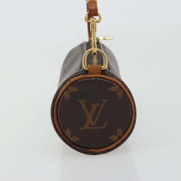 LOUIS VUITTON Monogram Papillon Pouch LV Auth bs36057