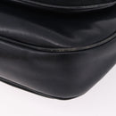 CELINE Shoulder Bag Suede Black Gold Auth bs36058-15