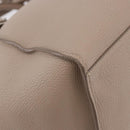 CELINE Big Bag Small Hand Bag Leather Gray Silver Auth bs36059M-9