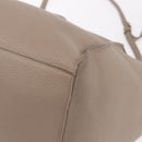 CELINE Big Bag Small Hand Bag Leather Gray Silver Auth bs36059M-18