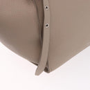CELINE Big Bag Small Hand Bag Leather Gray Silver Auth bs36059M-19