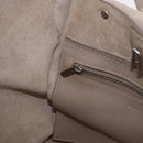 CELINE Big Bag Small Hand Bag Leather Gray Silver Auth bs36059M-23