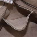CELINE Big Bag Small Hand Bag Leather Gray Silver Auth bs36059M-24