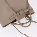 CELINE Big Bag Small Hand Bag Leather Gray Silver Auth bs36059M-6