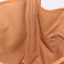 CELINE Macadam Canvas Shoulder Bag PVC Leather Brown Gold Auth bs36063-18