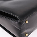 CELINE Shoulder Bag Leather Black Gold Auth bs36066A-12