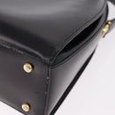 CELINE Shoulder Bag Leather Black Gold Auth bs36066A-13