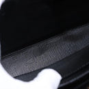 CELINE Shoulder Bag Leather Black Gold Auth bs36066A-16