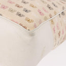 BOTTEGAVENETA Tote Bag Canvas Beige Gold Auth bs36067-9