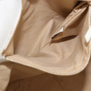 BOTTEGAVENETA Tote Bag Canvas Beige Gold Auth bs36067-23