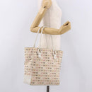 BOTTEGAVENETA Tote Bag Canvas Beige Gold Auth bs36067-24