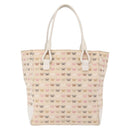 BOTTEGAVENETA Tote Bag Canvas Beige Gold Auth bs36067-2