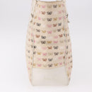 BOTTEGAVENETA Tote Bag Canvas Beige Gold Auth bs36067-5