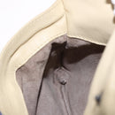 BOTTEGA VENETA INTRECCIATO Chain Shoulder Bag Leather Beige Auth bs36068A-20