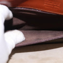 LOEWE Business Bag Leather Brown Gold Auth bs36070-12