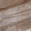 Christian Dior Trotter Canvas Hand Bag Beige Silver Auth bs36071-11