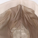 Christian Dior Trotter Canvas Hand Bag Beige Silver Auth bs36071-20