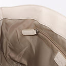 Christian Dior Trotter Canvas Hand Bag Beige Silver Auth bs36071-22