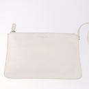 Christian Dior Hand Bag Leather 2way White Silver Auth bs36072V-24