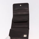 FENDI Zucca Canvas Wallet Black Brown Auth bs36073-12