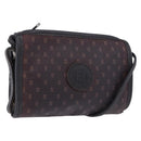 FENDI Shoulder Bag PVC Canvas Black Auth bs36074-1