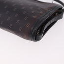 FENDI Shoulder Bag PVC Canvas Black Auth bs36074-16
