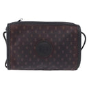 FENDI Shoulder Bag PVC Canvas Black Auth bs36074-13