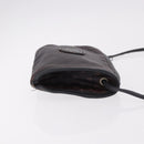 FENDI Shoulder Bag PVC Canvas Black Auth bs36074-3