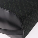 LOEWE Anagram Clutch Bag Canvas Black Gold Auth bs36077V-9