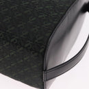 LOEWE Anagram Clutch Bag Canvas Black Gold Auth bs36077V-16