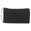 LOEWE Anagram Clutch Bag Canvas Black Gold Auth bs36077V-13