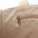 BURBERRY Nova Check Hand Bag Canvas Beige Silver Auth bs36078-22