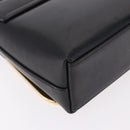 GUCCI Shoulder Bag Patent Leather Black Gold 007 2113 0278 Auth bs36081-15