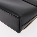 GUCCI Shoulder Bag Patent Leather Black Gold 007 2113 0278 Auth bs36081-16