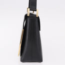 GUCCI Shoulder Bag Patent Leather Black Gold 007 2113 0278 Auth bs36081-4