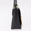 GUCCI Shoulder Bag Patent Leather Black Gold 007 2113 0278 Auth bs36081-5
