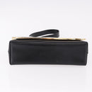 GUCCI Shoulder Bag Patent Leather Black Gold 007 2113 0278 Auth bs36081-5