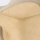 GUCCI GG Canvas Guccissima Hand Bag Leather Beige Gold 257268 Auth bs36083A-15