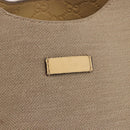 GUCCI GG Canvas Guccissima Hand Bag Leather Beige Gold 257268 Auth bs36083A-18