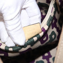 GUCCI GG Canvas Guccissima Hand Bag Leather Beige Gold 257268 Auth bs36083A-11
