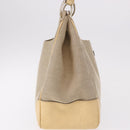 GUCCI GG Canvas Guccissima Hand Bag Leather Beige Gold 257268 Auth bs36083A-5