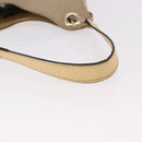GUCCI GG Canvas Guccissima Hand Bag Leather Beige Gold 257268 Auth bs36083A-8