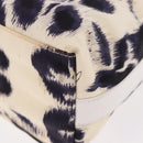 GUCCI Hand Bag Canvas White Silver Auth bs36084-9