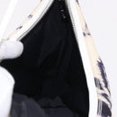 GUCCI Hand Bag Canvas White Silver Auth bs36084-20