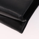 Salvatore Ferragamo Shoulder Bag Leather Black Gold Auth bs36087-11