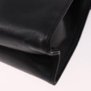 Salvatore Ferragamo Shoulder Bag Leather Black Gold Auth bs36087-13