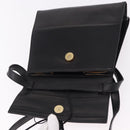 Salvatore Ferragamo Shoulder Bag Leather Black Gold Auth bs36087-15