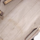 Jimmy Choo Riley Small Star Studs Hand Bag Leather Gray Gold Auth bs36088-17