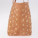 Jimmy Choo Star Studs Hand Bag Leather Pink Gold Auth bs36089-5